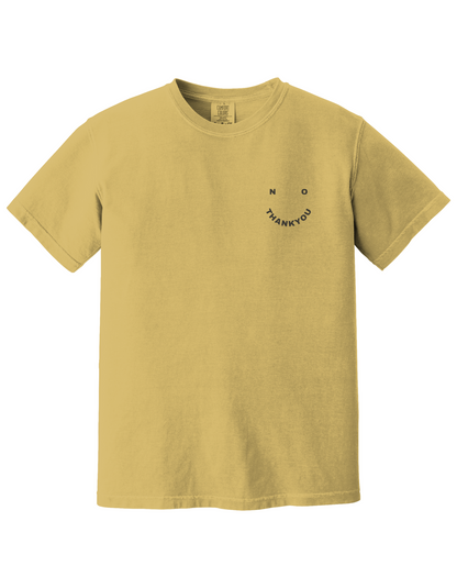 No Thank You Smiley Tee